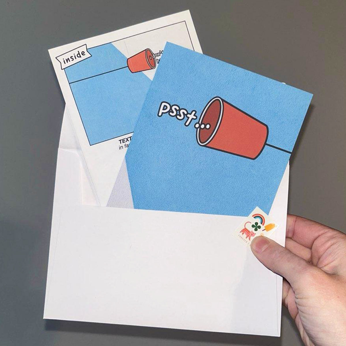 Anxious Best Friend Greeting Card