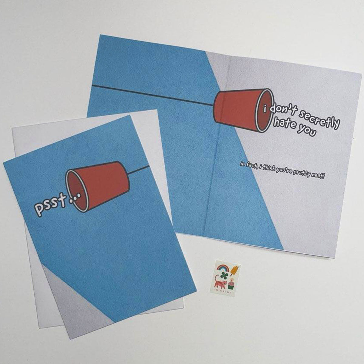 Anxious Best Friend Greeting Card