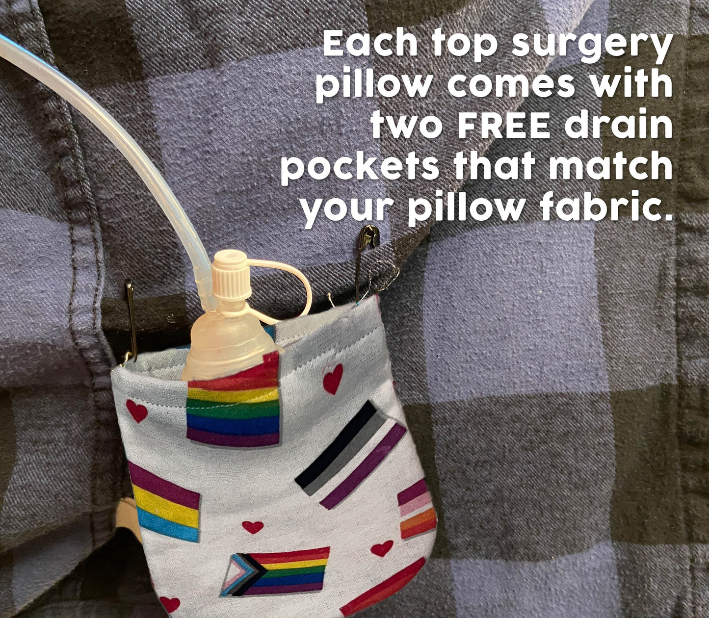 Top Surgery Pillow (Unstuffed)