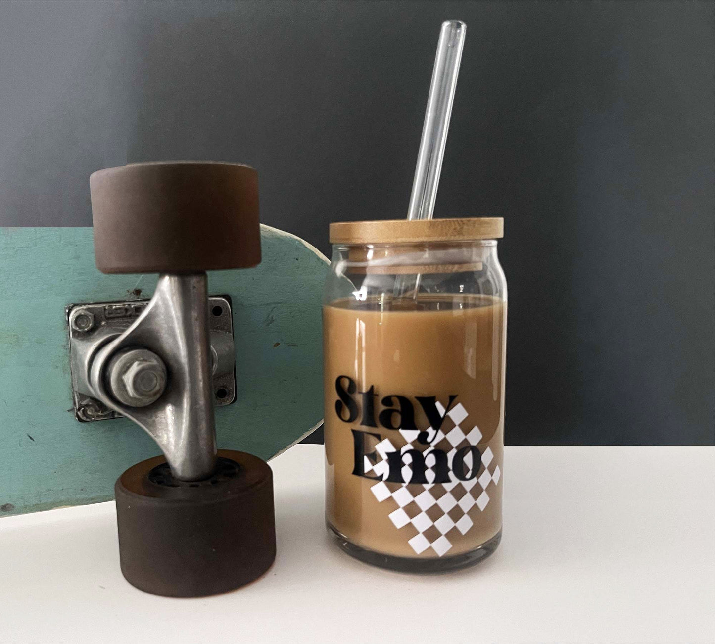 Stay Emo Can Glass Cup