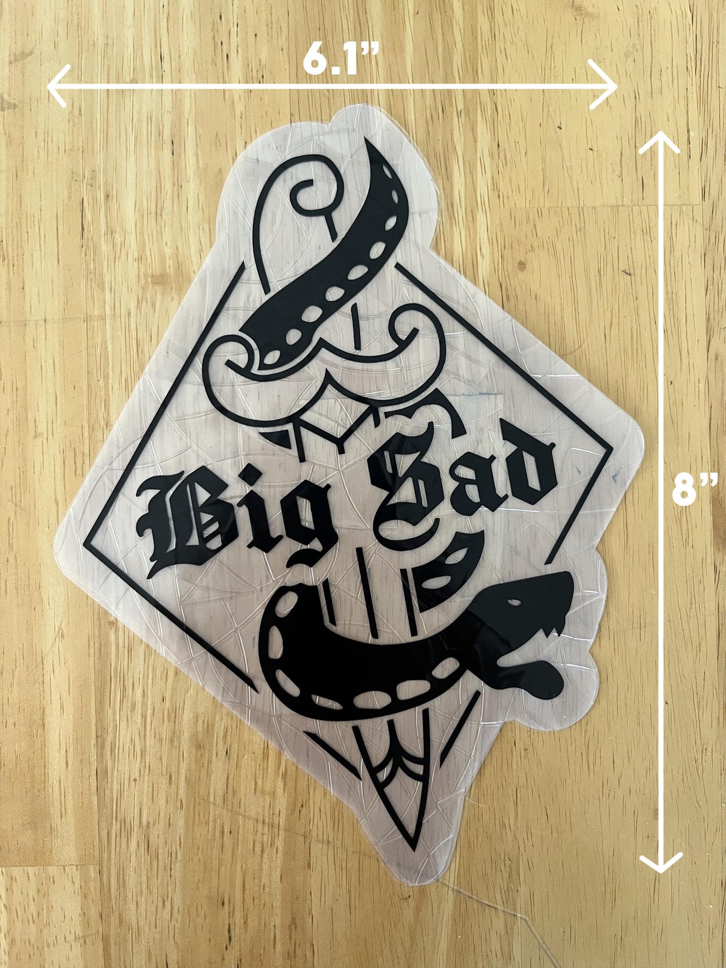 Big Sad Suncatcher Window Cling