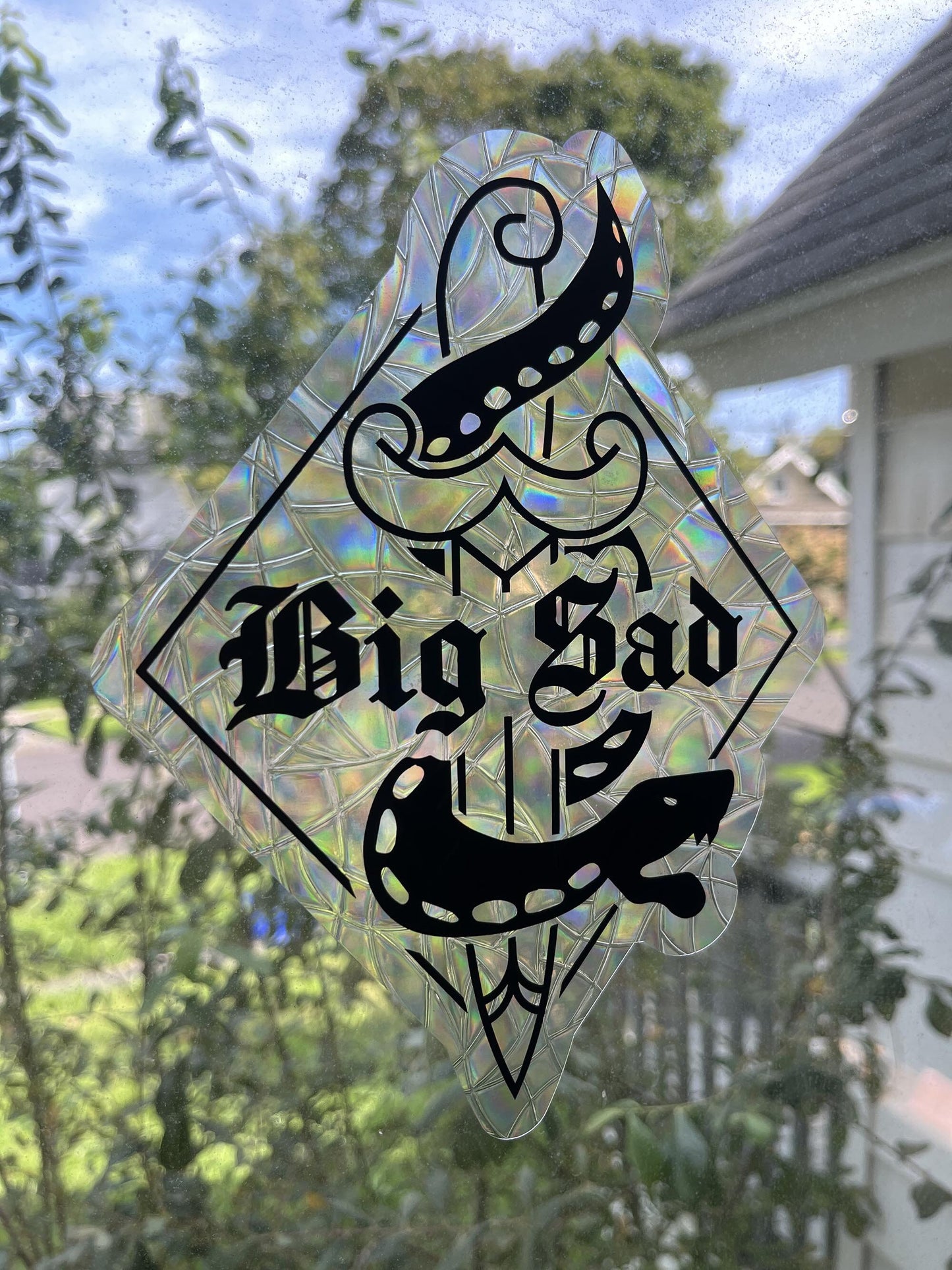Big Sad Suncatcher Window Cling
