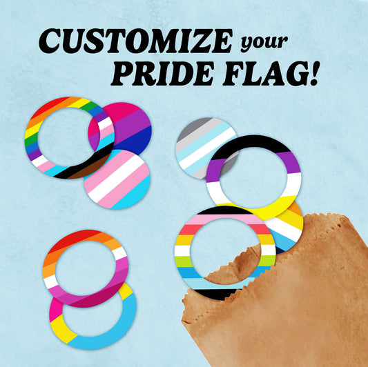 Customizable Pride Flag Stickers