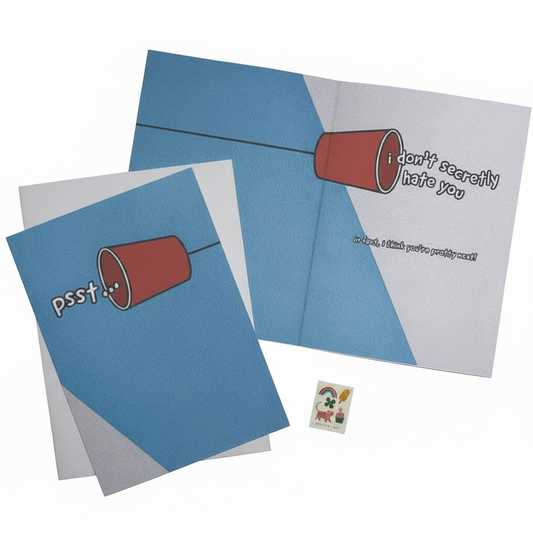 Anxious Best Friend Greeting Card