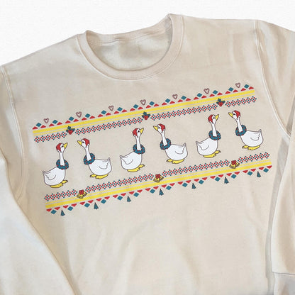 Christmas Goose Sweater