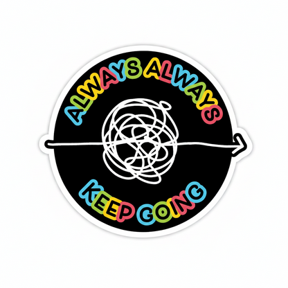 Keep Going Sticker