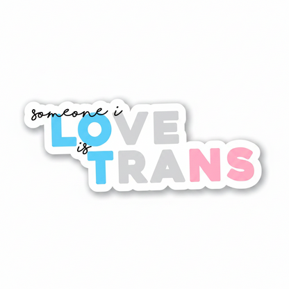 Someone I Love Is Trans Sticker