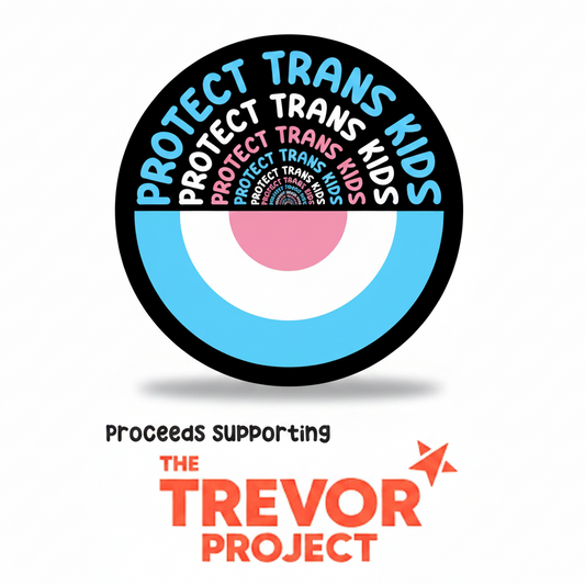 Protect Trans Kids Sticker (Circle)